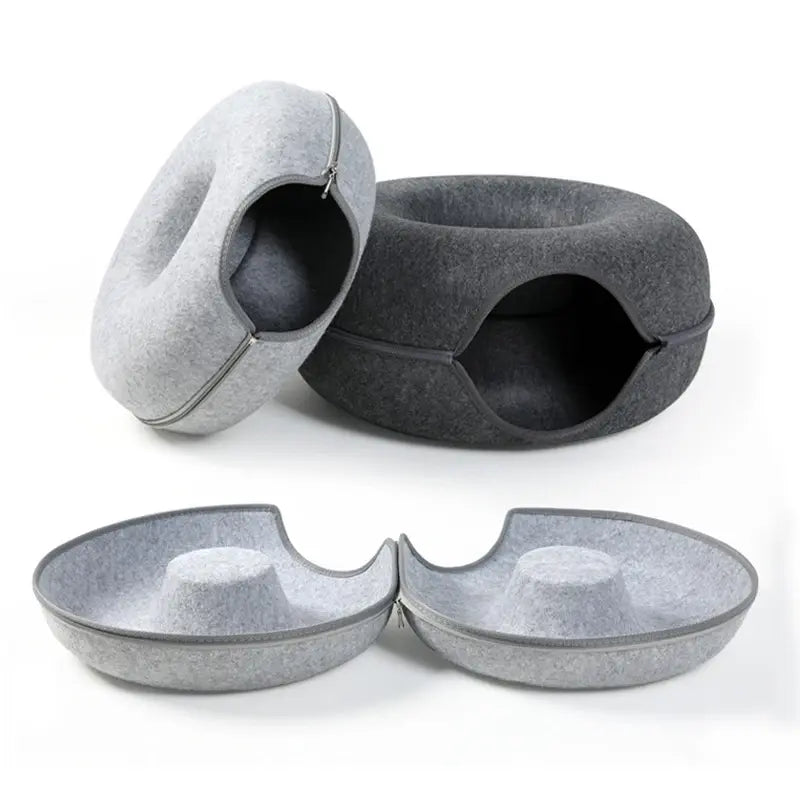Cozy Cat Donut Bed
