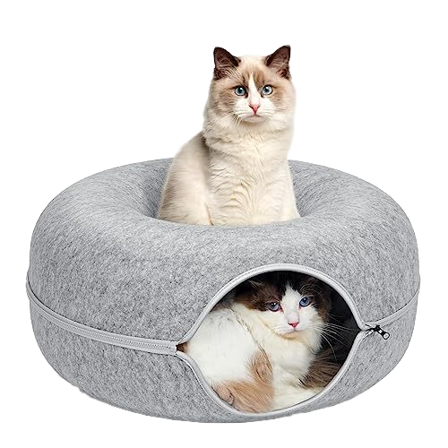 Cozy Cat Donut Bed