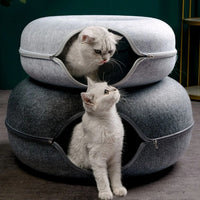 Cozy Cat Donut Bed
