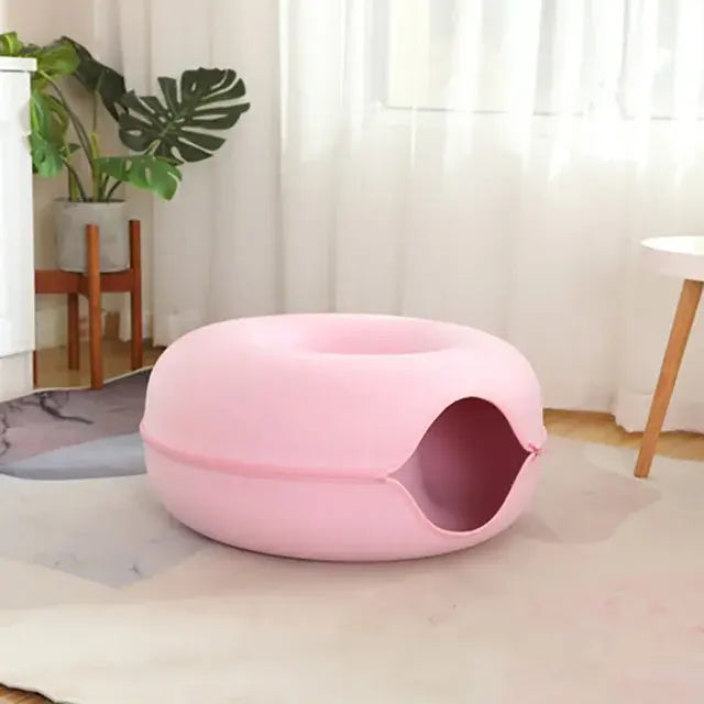 Cozy Cat Donut Bed